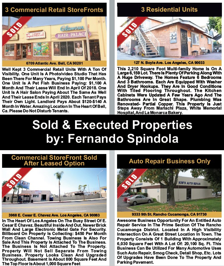 Downey Commercial Real Estate Sell 323-456-6110 Call Fernando S